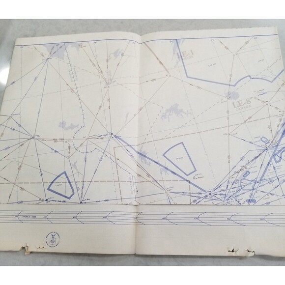 IFR wall planning chart East low altitude US 1992 - Picture 5 of 7